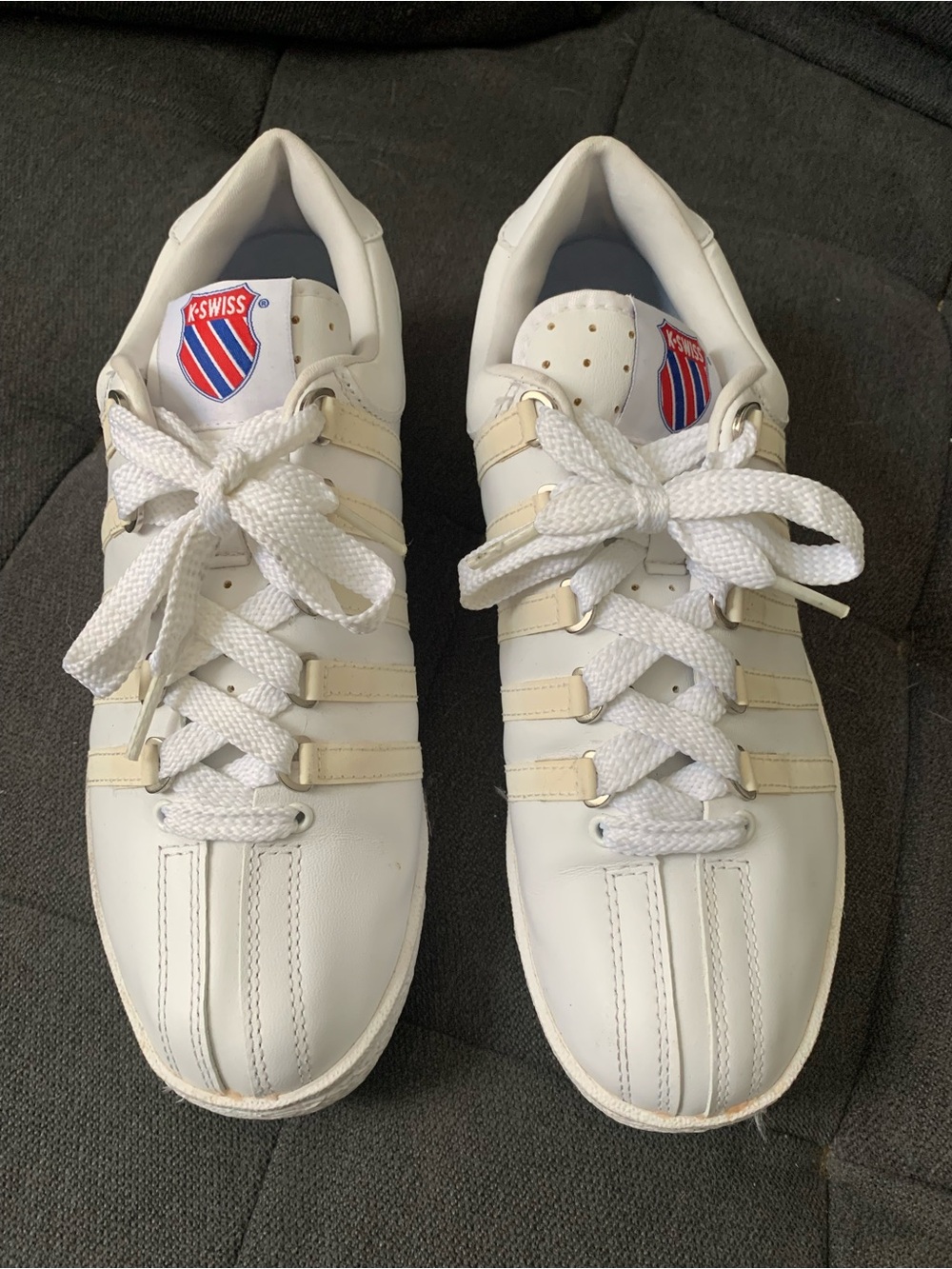 Classic K-Swiss White Sneakers